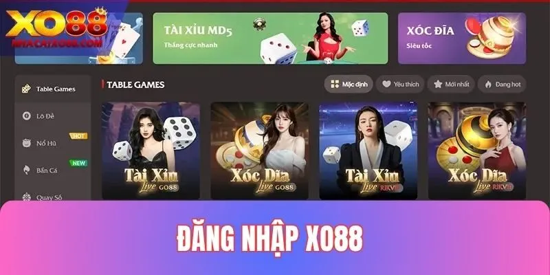 Đăng Nhập Xo88