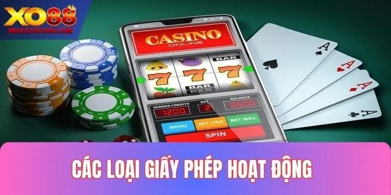 Điểm qua những loại giấy phép XO88 sở hữu