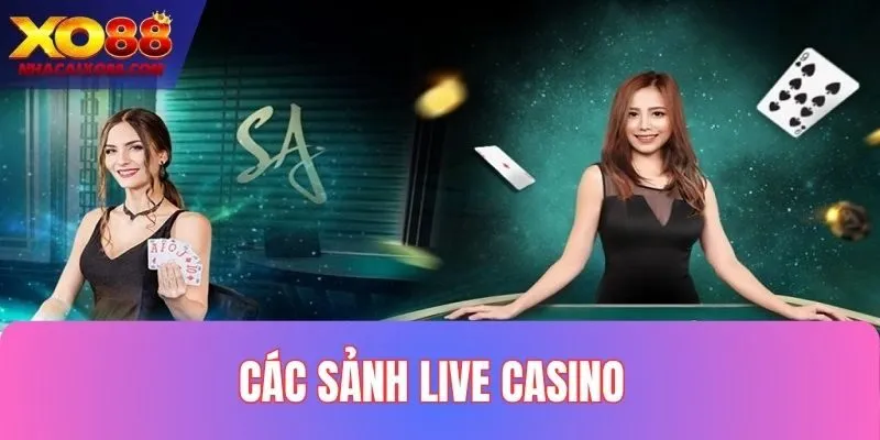 Khám phá một vài game hot tại Live Casino XO88