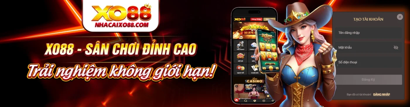 xo88 sân chơi đỉnh cao không giới hạn Banner